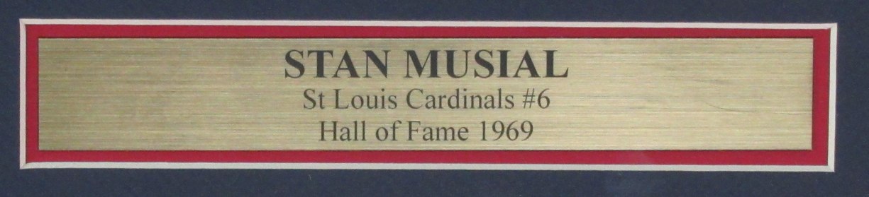 Stan Musial HOF Signed/Auto 8x10 Photo St. Louis Cardinals Framed JSA 190845