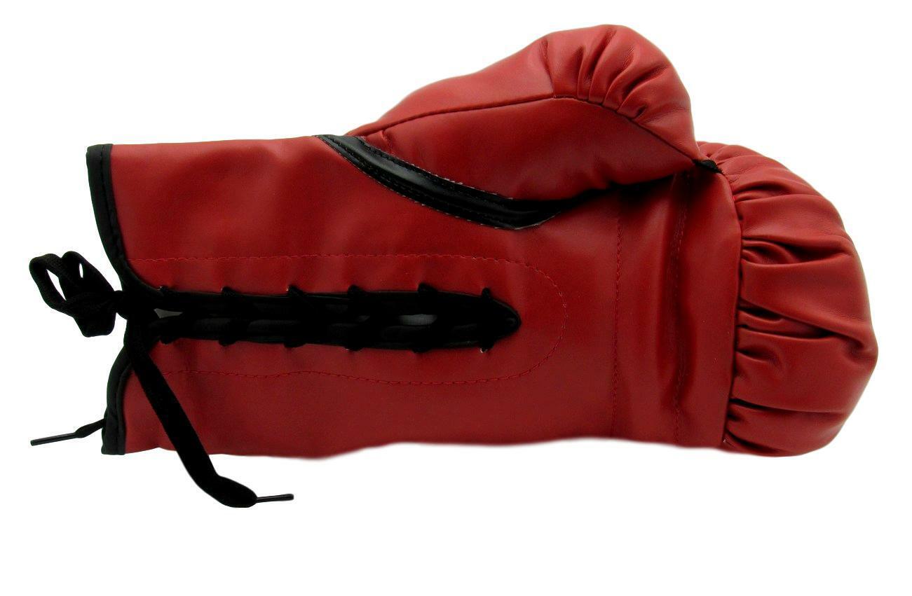 Angel Manfredy Boxing Signed/Inscr Everlast Red Left Boxing Glove JSA 154759