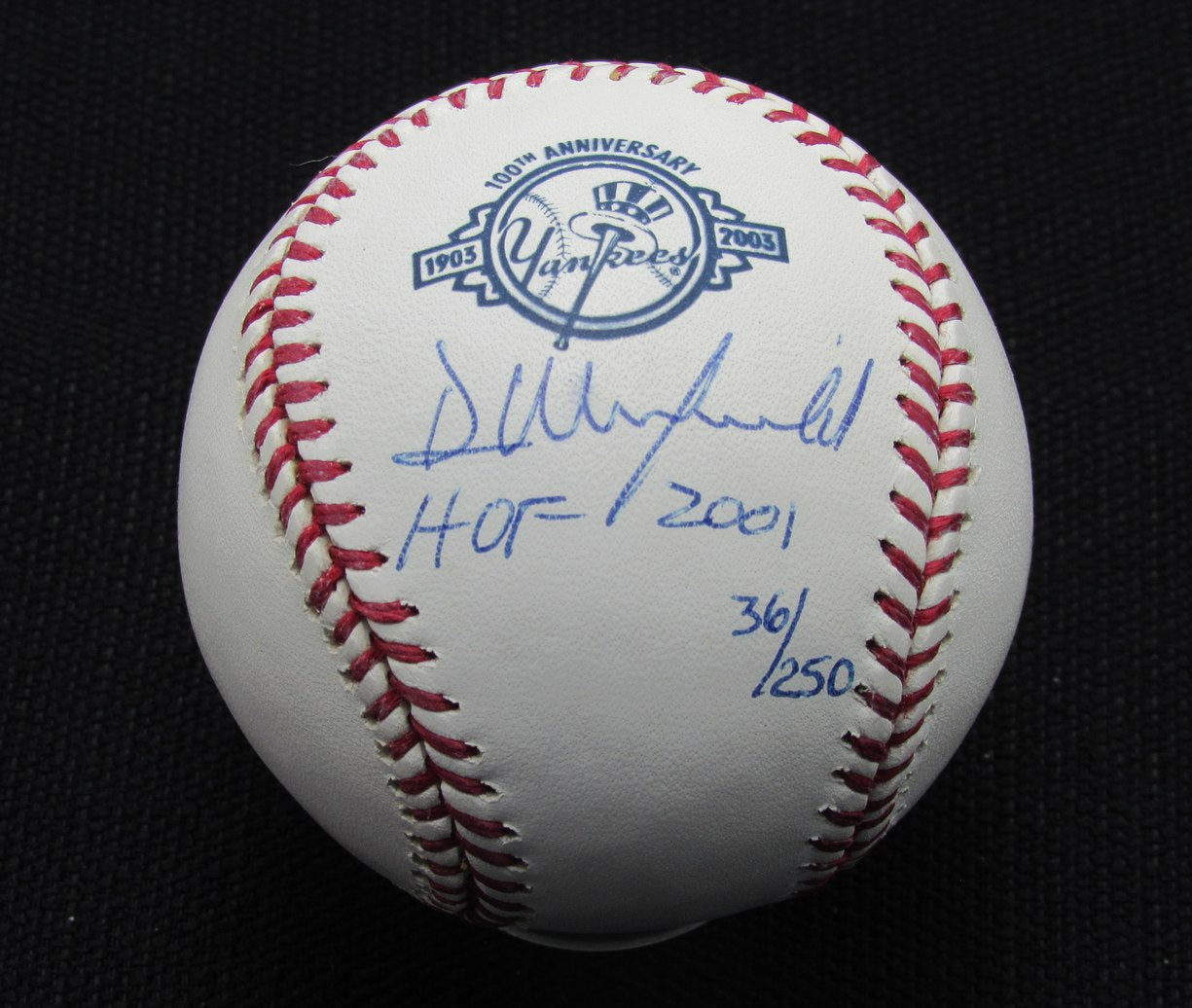 Dave Winfield Signed/Auto Yankees 100th OML Baseball STEINER Inscr 187125