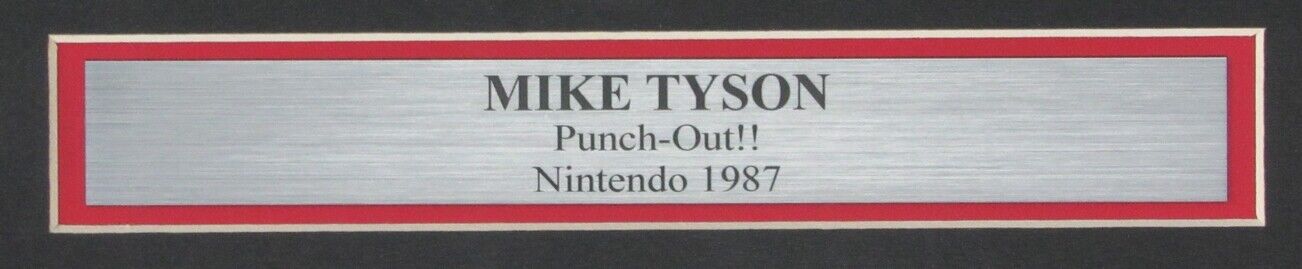 Mike Tyson "Punch Out" Signed/Autographed 16x20 Photo Framed JSA 159550