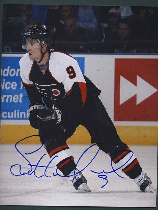 Scottie Upshall Flyers Signed/Autographed 8x10 Photo PASS 120297