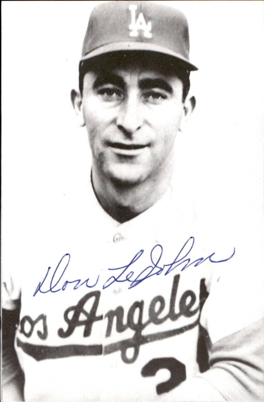 Don LeJohn LA Dodgers d. 2005 Signed/Autographed 3x5  Photo 178558