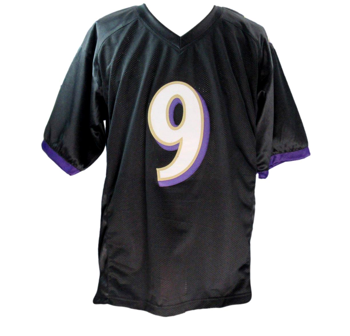 Justin Tucker Signed/Autographed Black Custom Football Jersey Ravens JSA 190356