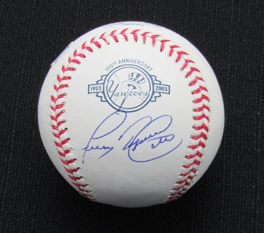 Frank Tepedino Signed/Auto Yankees 100th OML Baseball JSA  186900