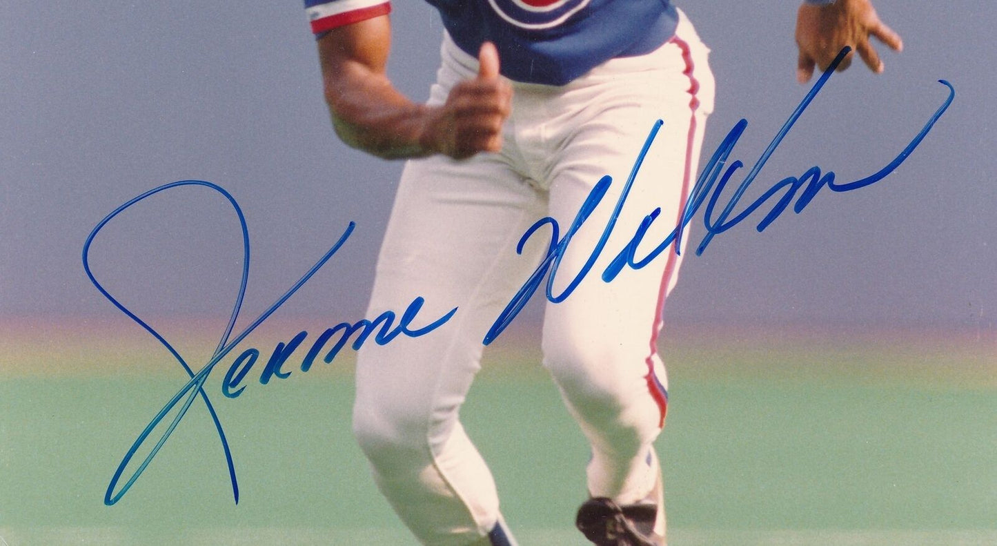 Jerome Walton Autographed 8x10 Photo Chicago Cubs JSA