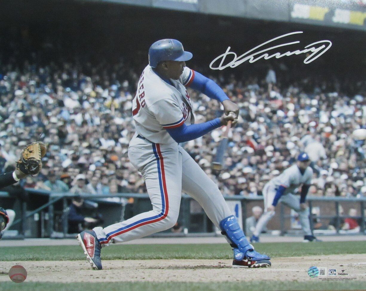 Vladimir Guerrero HOF Autographed 16x20 Photo Montreal Expos Beckett 179772