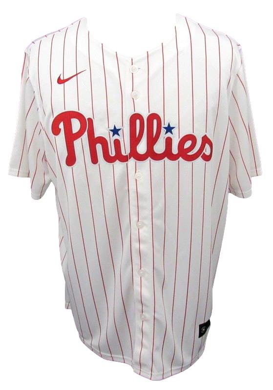 Chase Utley Signed White Nike Baseball Jersey Phillies Size XL Fanatics 188054