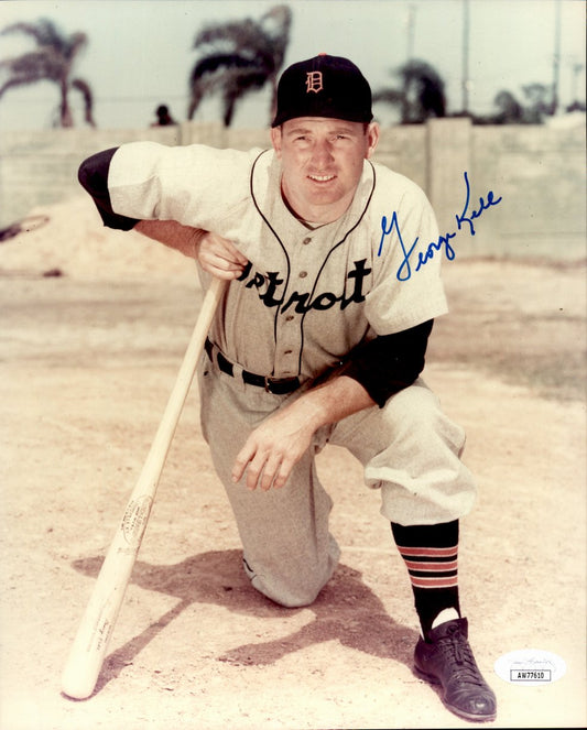 George Kell HOF Signed/Autographed 8x10 Photo Detroit Tigers JSA 191381