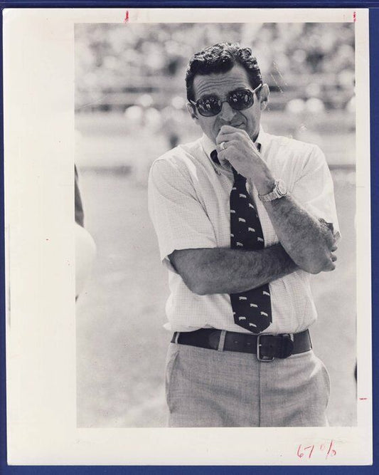 Joe Paterno Penn State 1978 wire 8x10 photo 119777