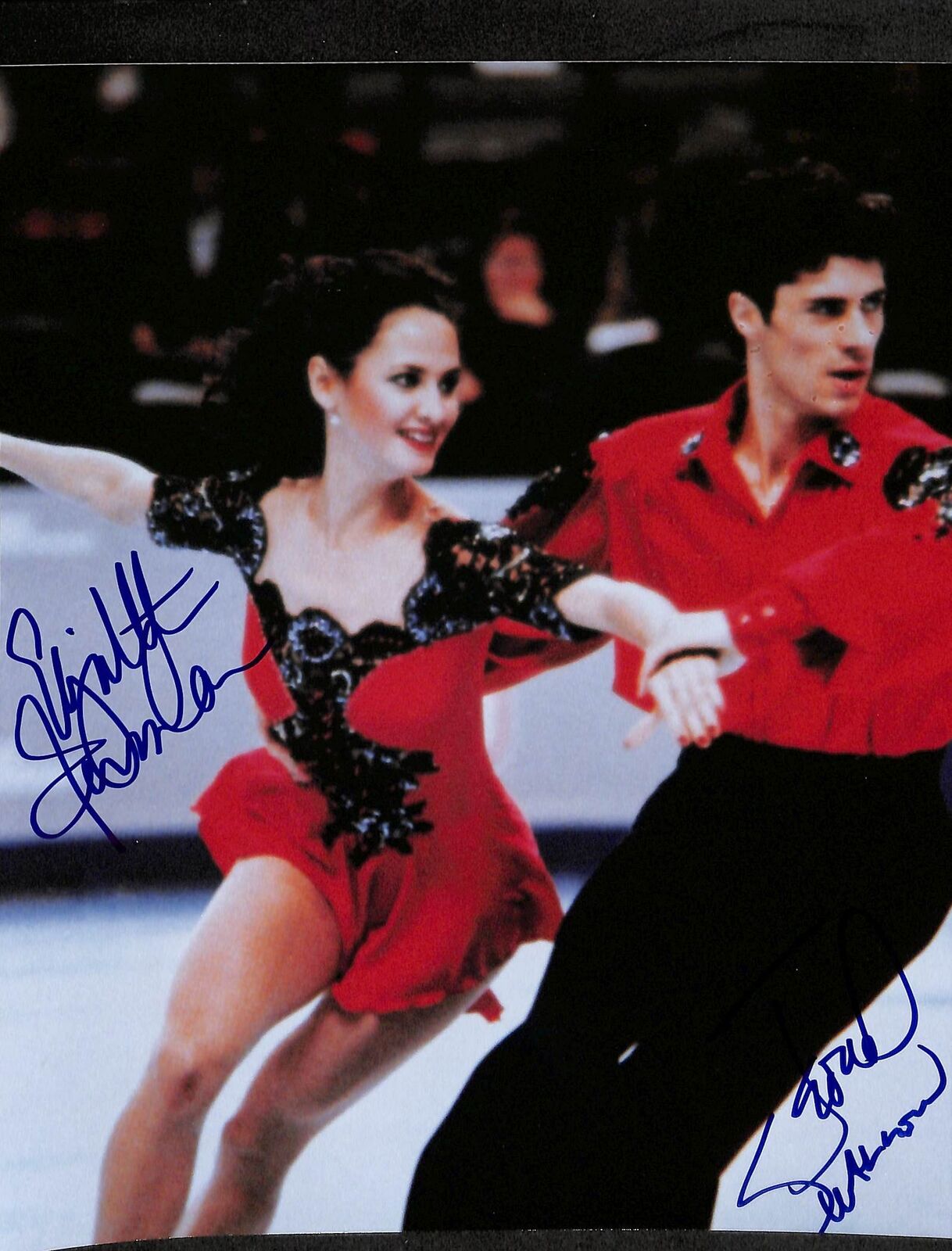 Punsalan and Swallow 5X US Ice Dancing Champs Signed 8x10 Photo 170795