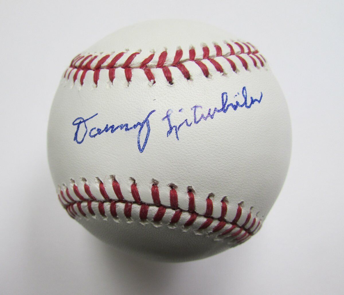 Danny Litwhiler FSU/MSU Braves RARE Signed OML Baseball JSA 137880