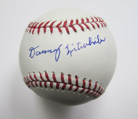 Danny Litwhiler FSU/MSU Braves RARE Signed OML Baseball JSA 137880