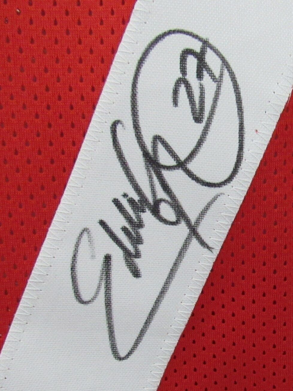 Eddie George Signed/Autographed Ohio State Red Custom Jersey Beckett 164834