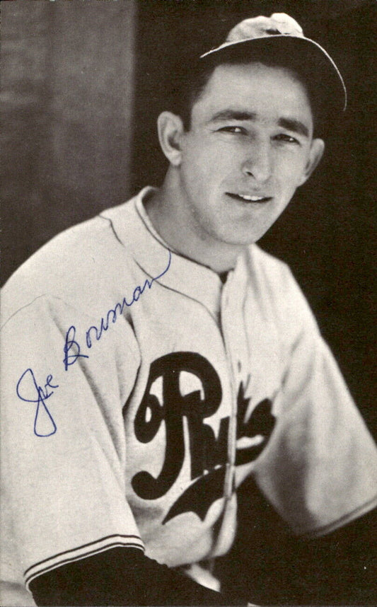 Joe Bonman Phillies d. 1990 Signed/Autographed 3x5  Photo 177976