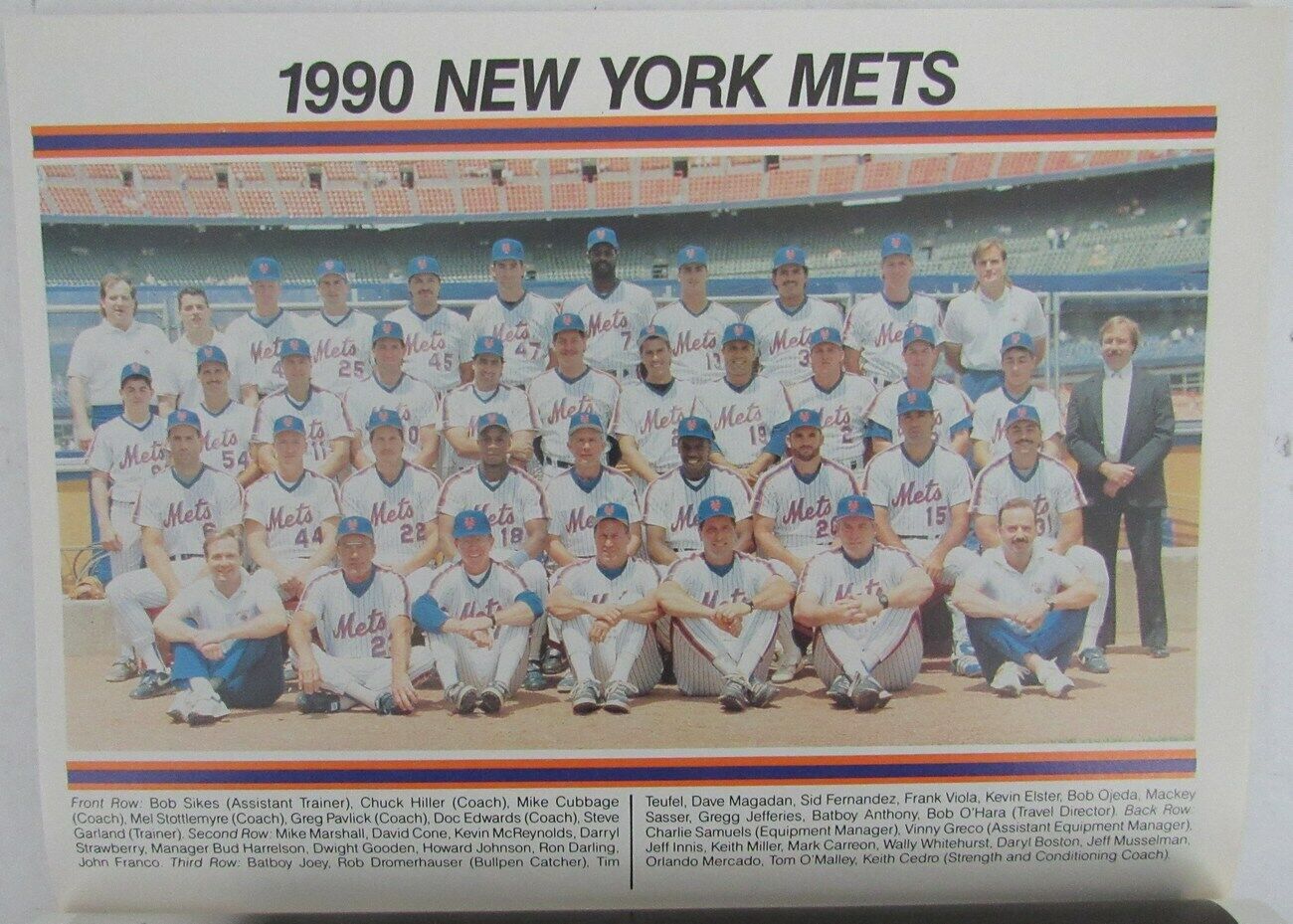 1990 New York Mets Official Year Book 148937