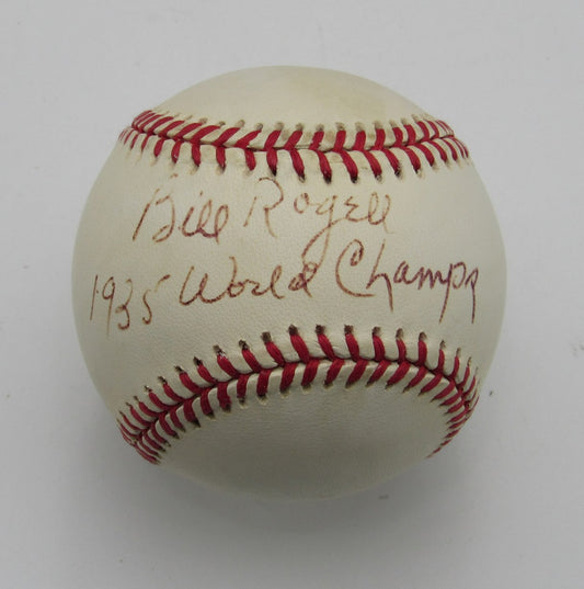Bill Rogell Signed/Inscribed OAL Baseball Detroit Tigers PSA/DNA 191652