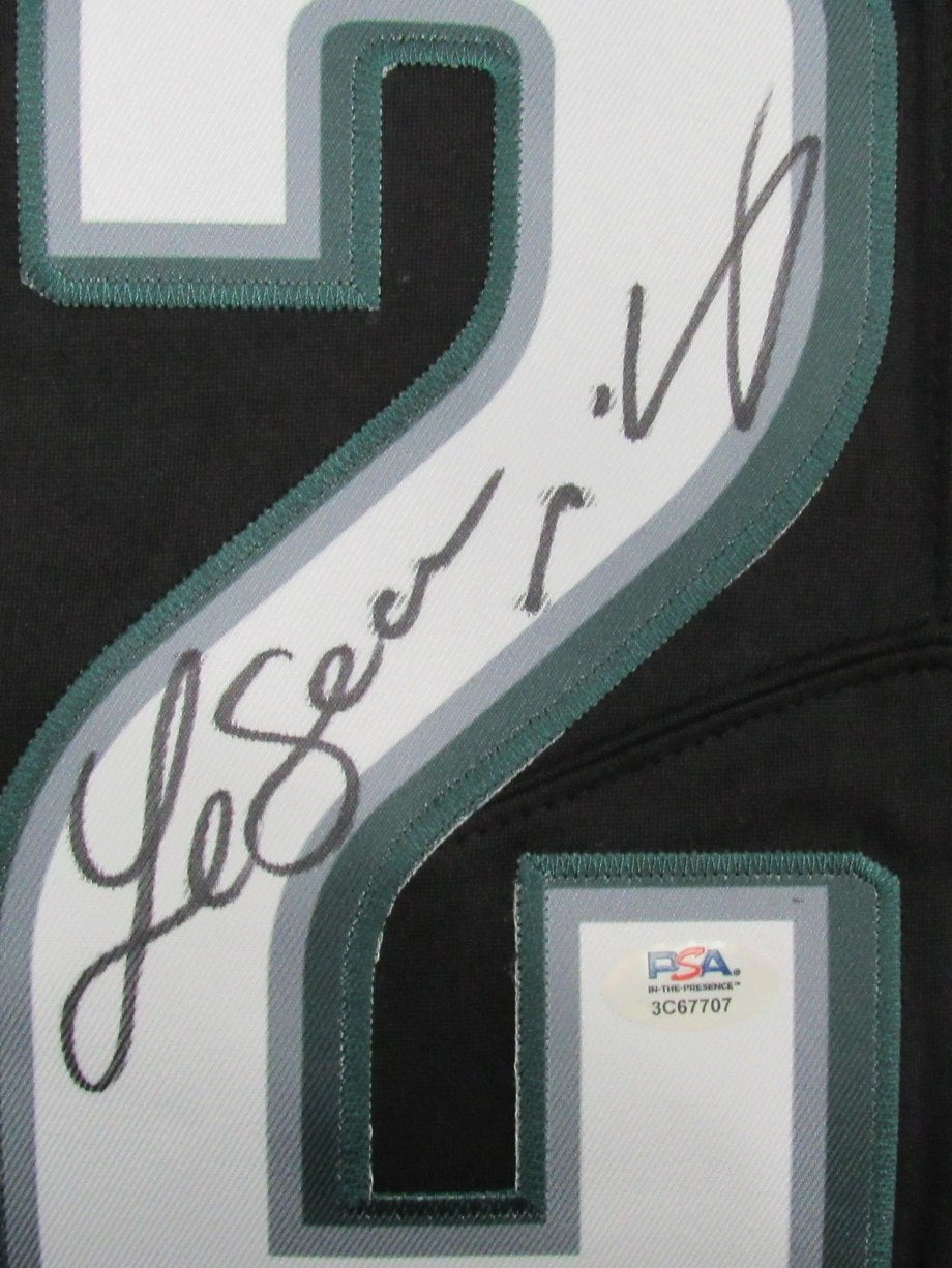 LeSean McCoy Signed Black Nike Football Jersey Eagles PSA/DNA 193076