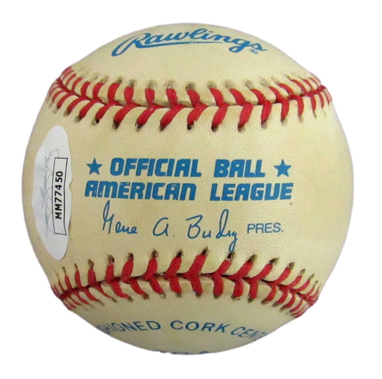 Roy Sievers Senators Signed/Inscribed Rawlings ONL Baseball JSA 158293