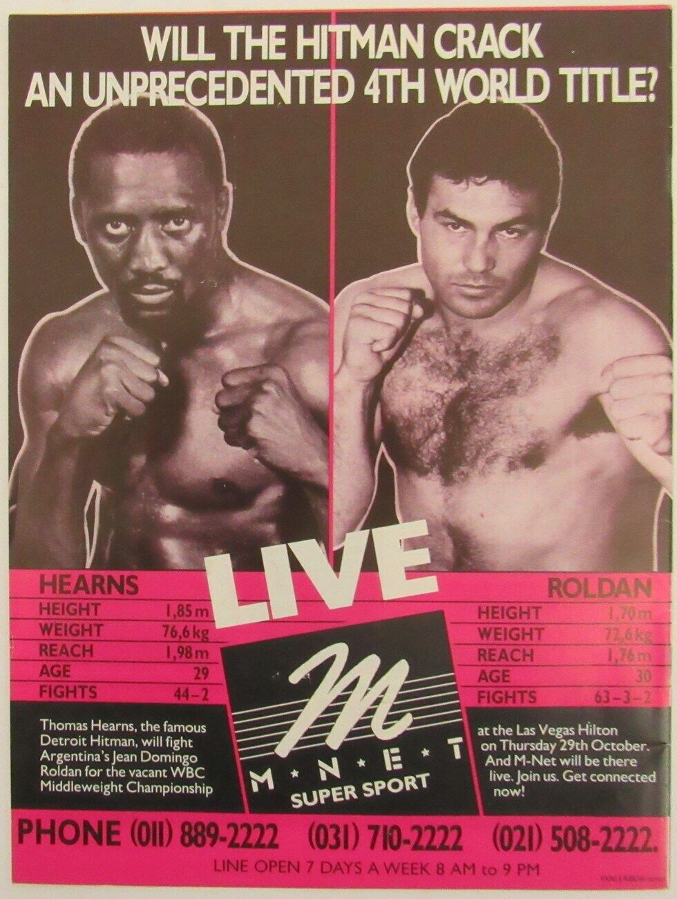 November 1987 South African Boxing World Magazine Vol 12, No. 4 163907