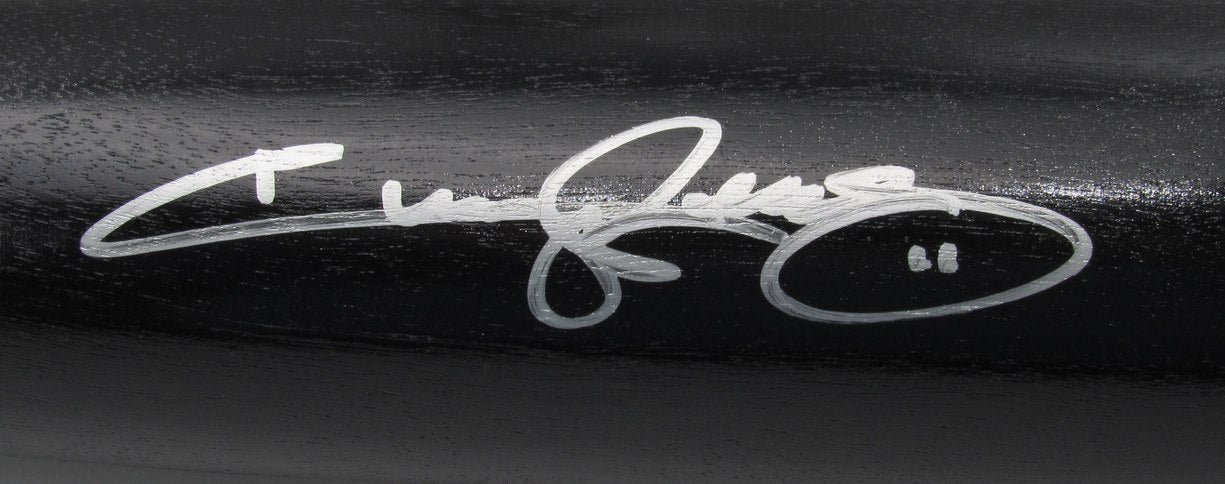 Jimmy Rollins Autographed Louisville Slugger Black Bat Phillies PSA 193001