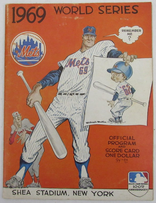 1969 Mets World Series Program New York Mets vs. Baltimore Orioles 188429