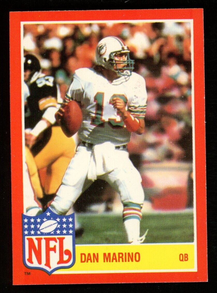 1985 Topps NFL Star Set Dan Marino HOF Card #6 of 11 Miami Dolphins