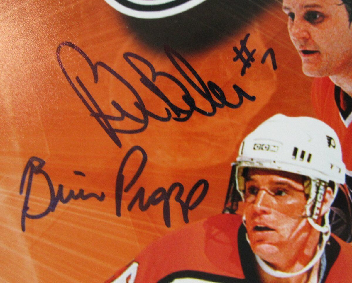 Hextall Clarke Parent Flyers ALL TIME GREATS 10 AUTOS  Signed 16x20 photo JSA