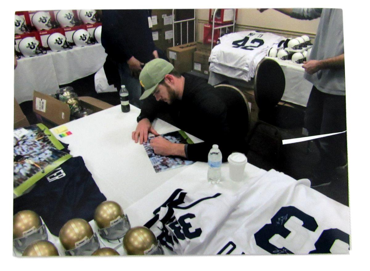 Michael Mauti Penn State/PSU Autographed/Signed 11x14 Photo JSA 131950