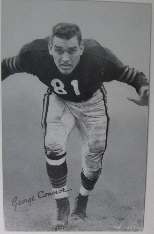 1948 Football Exhibit Postcard George Connor Chicago Bears 147835