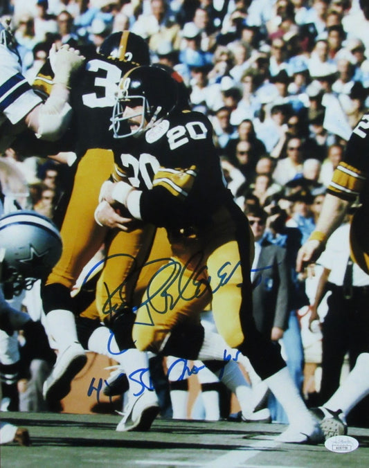 Rocky Bleier Autographed/Inscribed 11x14 Photo Pittsburgh Steelers JSA 175295