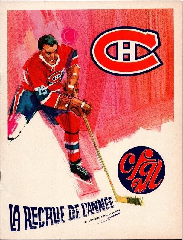 1968/69 Montreal Canadiens vs. NY Rangers Game Program 129693