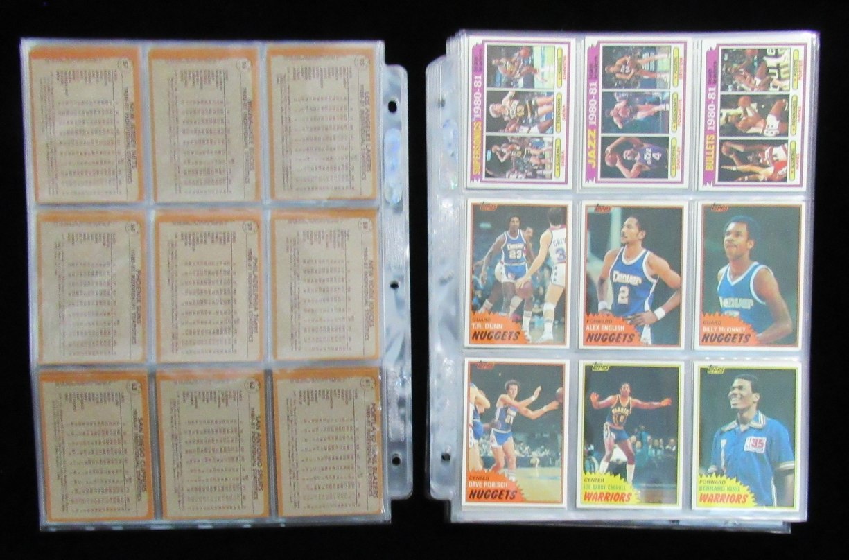 1981-82 Topps Basketball Complete Set (1-198) Larry Bird/Magic Johnson 190162
