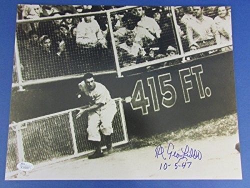 Al Gionfriddo Brooklyn Dodgers Autographed/Signed 11x14 Photo JSA 132431