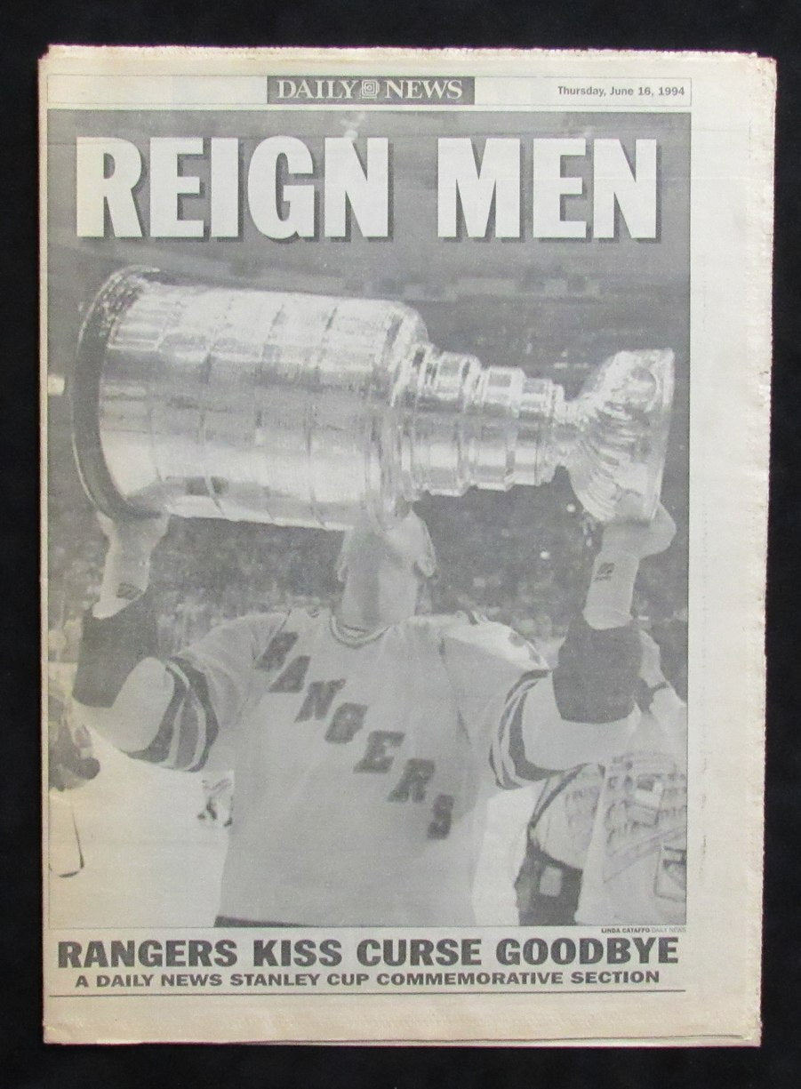 1994 New York Rangers Stanley Cup Commemorative Edition NY Daily News 189433