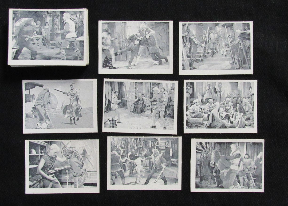 1960 Tales of the Vikings Complete Card Set (66) United Artists TV Show 189350