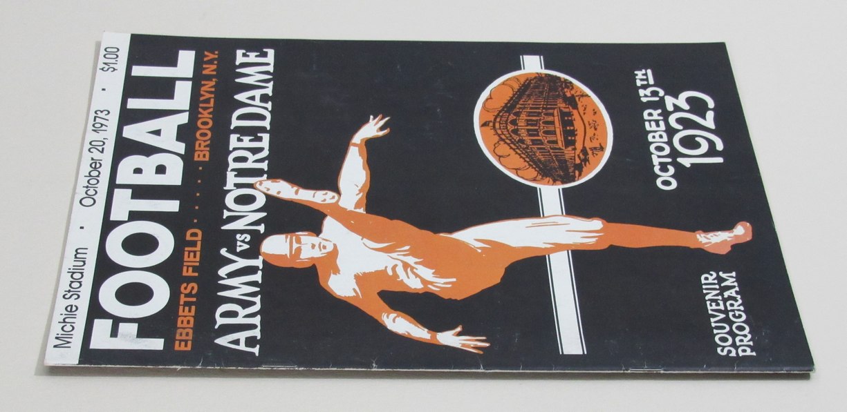 10/13/1973 Army vs. Notre Dame College Program 185689