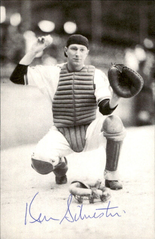 Ken Silvestri White Sox d. 1992 Signed/Autographed 3x5  Photo 179204