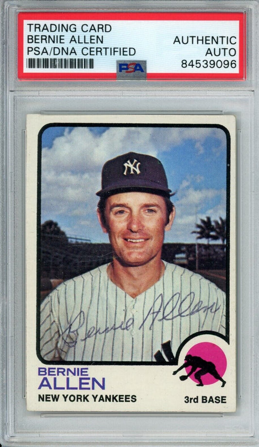 Bernie Allen Yankees Signed/Autographed 1973 TOPPS Card #293 PSA/DNA 166855