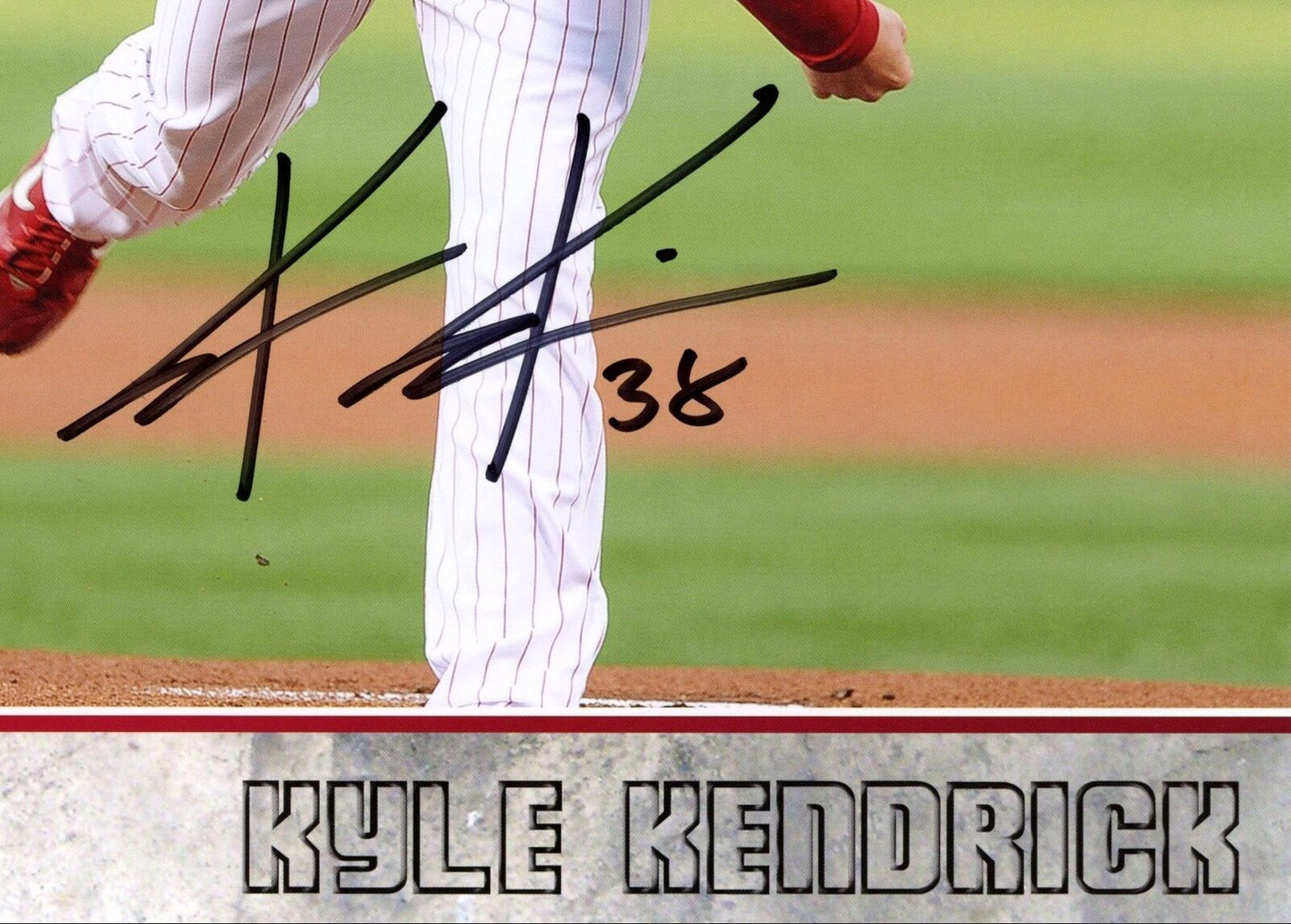 Kyle Kendrick Autographed 2010 8x10 Phillies Phan Photo