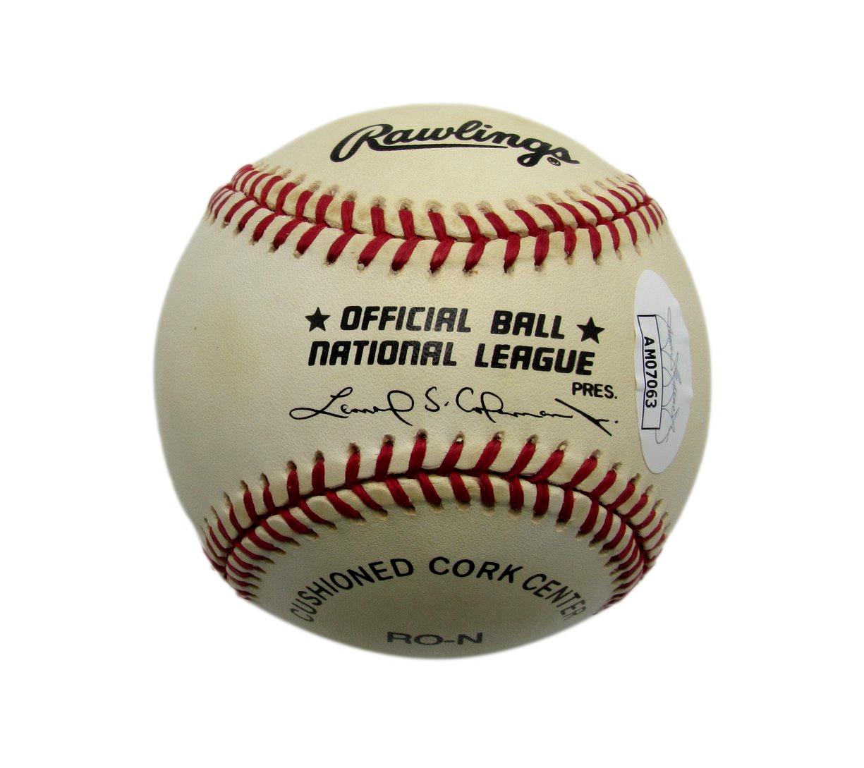 Fergie Jenkins HOF Signed/Auto Rawlings ONL Baseball Chicago Cubs JSA 187298