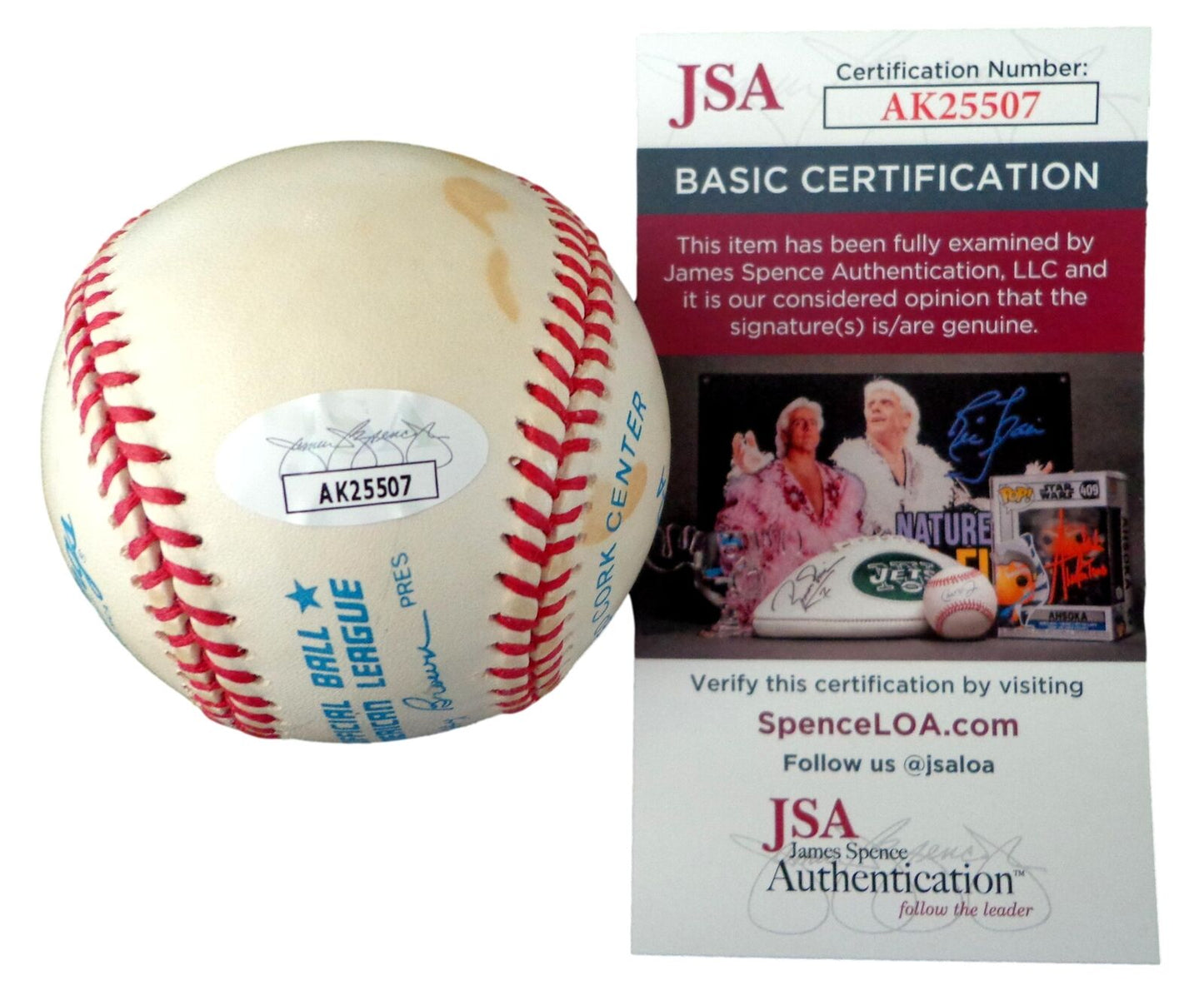 Maury Wills Autographed/Inscribed OAL Baseball Seattle Mariners JSA 180160