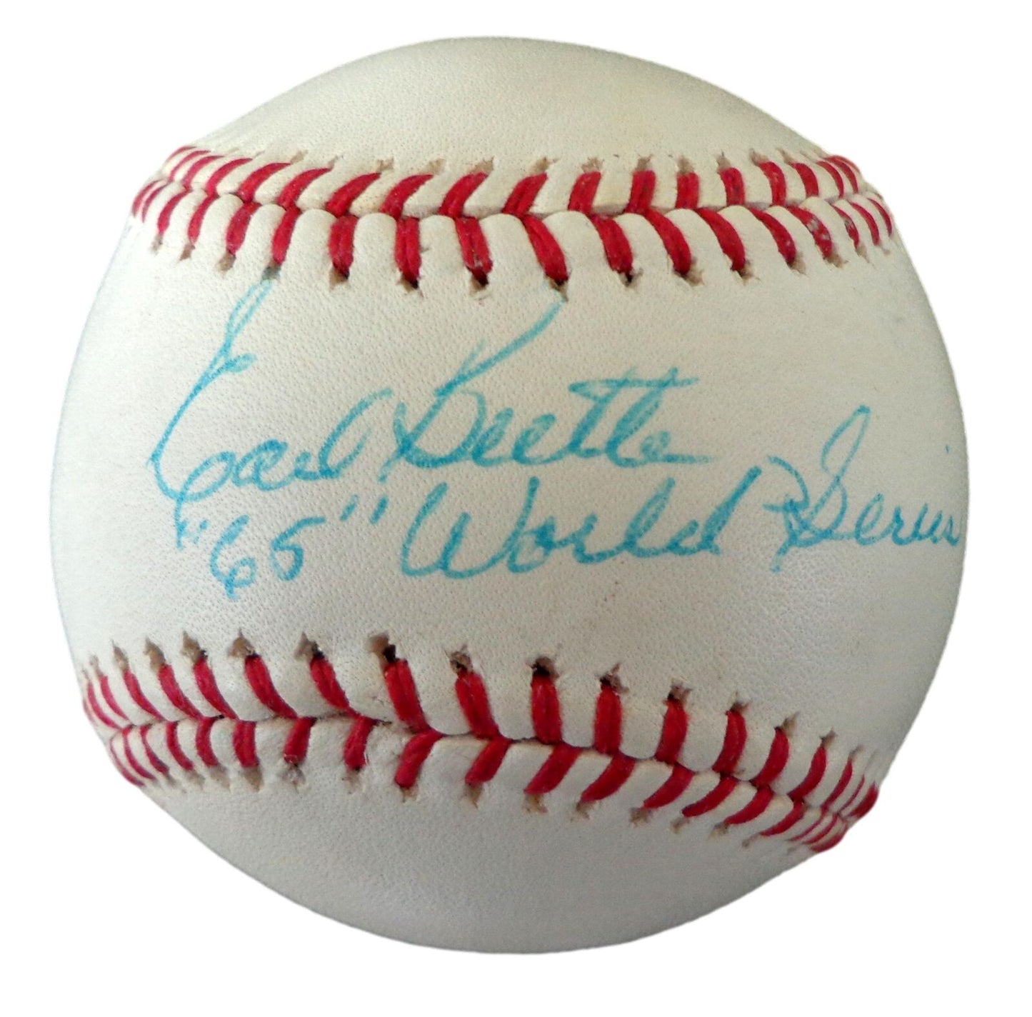 Earl Battey Autographed/Inscribed OML Baseball Minnesota Twins JSA 180153