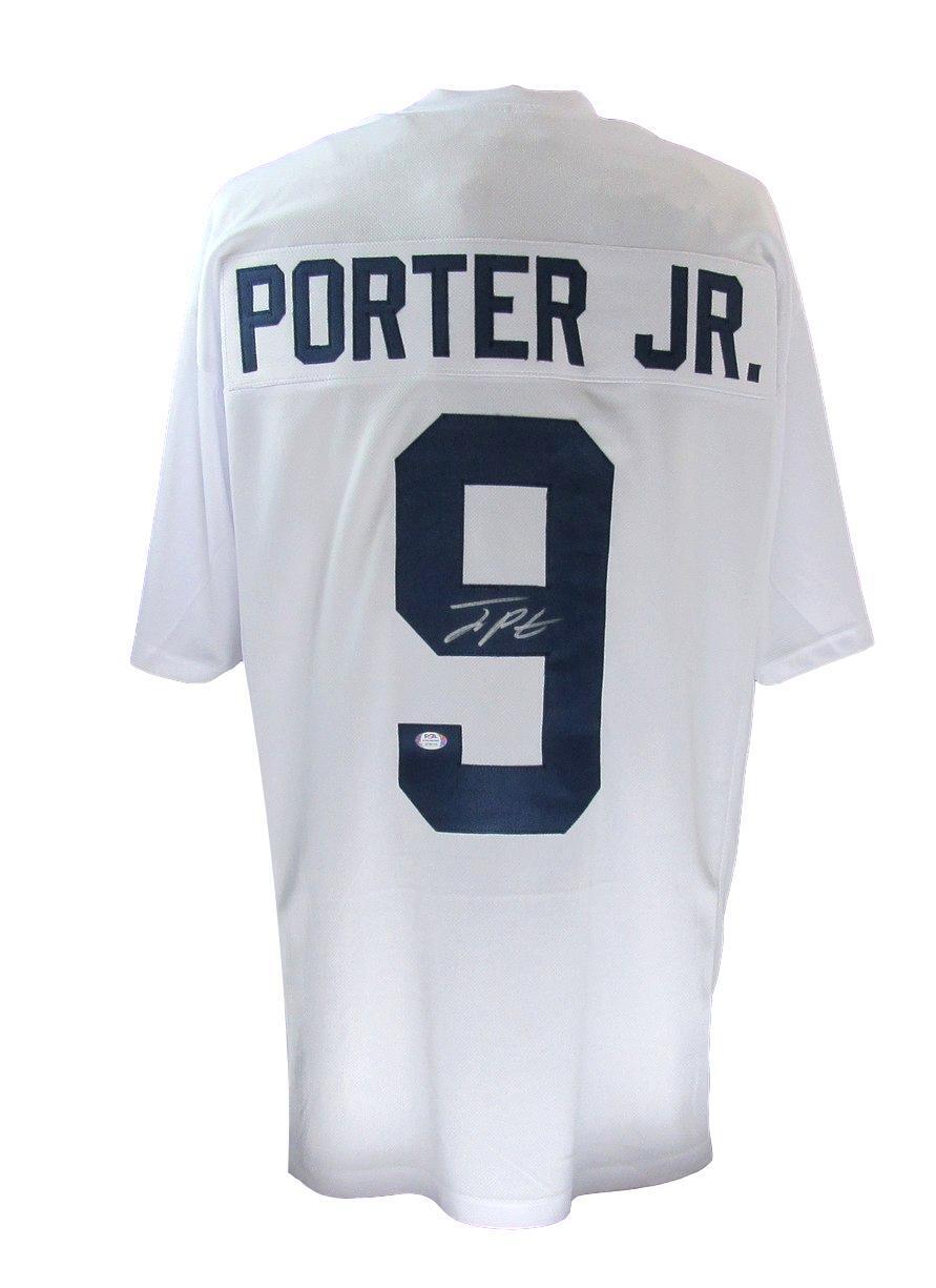 Joey Porter Jr. Autographed/Inscr Custom Football Jersey Penn State PSA/DNA