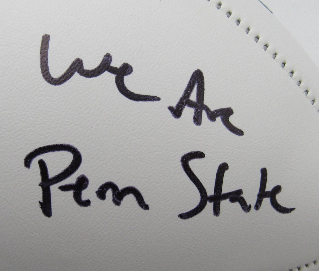 Trace McSorley Signed/Inscribed Penn State Logo White Football JSA 190346