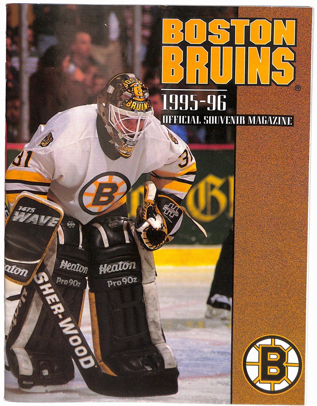 December 14th 1995 Boston Bruins vs. Panthers Game Program + Ticket Stub 181787