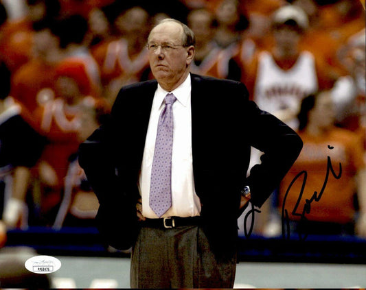 Jim Boeheim Syracuse Orangemen HOF Signed/Autographed 8x10 Photo JSA 160826