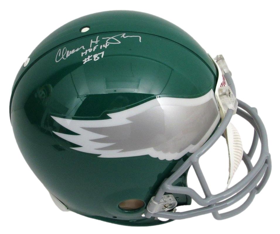 Claude Humphrey HOF Eagles Signed Full Size Authentic Proline Helmet JSA 183192