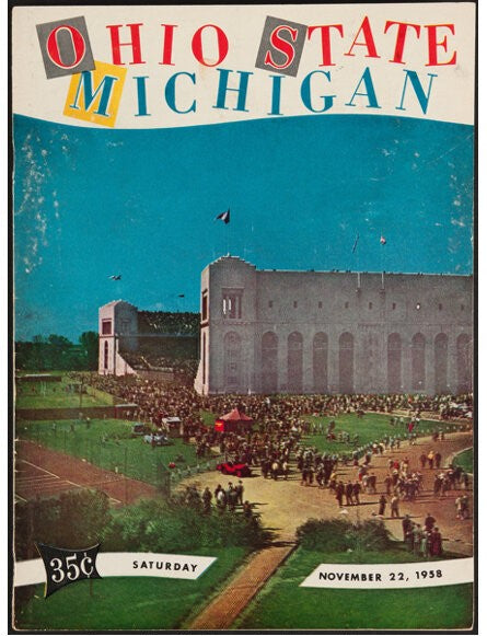 Vintage 11/22/1958 Michigan vs Ohio State Football Program - The Game 188738