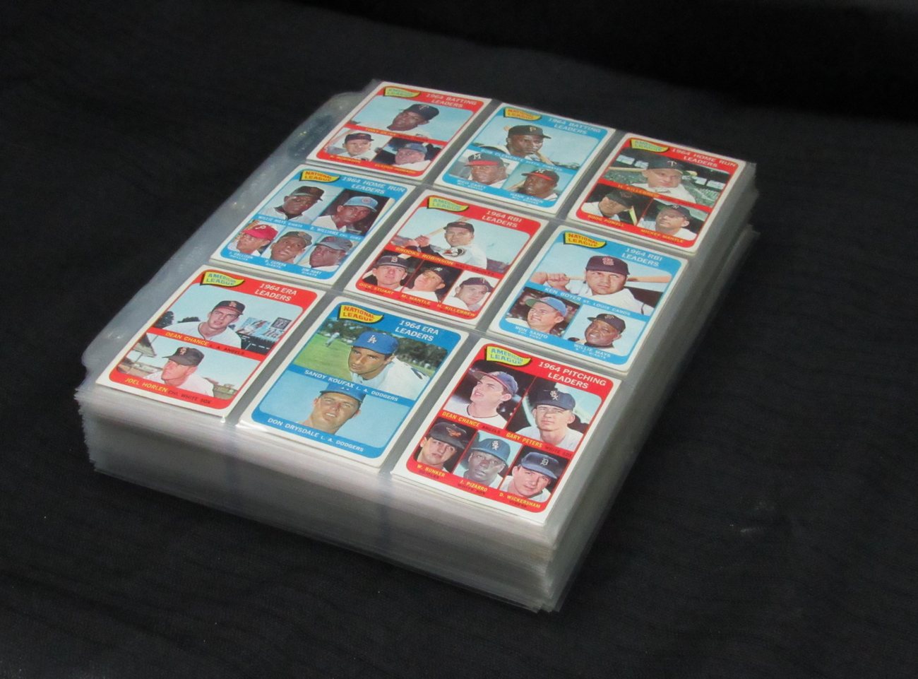 1965 Topps Baseball Card Complete Set (1-598) Mantle Koufax Morgan Mays 191959