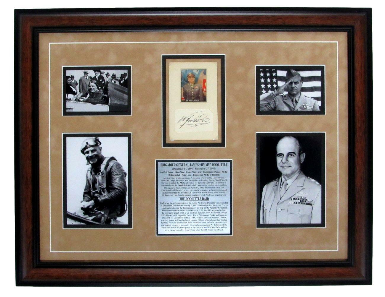 General James Doolittle Signed/Autographed RARE Photo Collage Framed JSA 147579